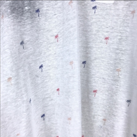 Rails White Palm Trees Pocket Tank Top NWT - Picture 3 of 6